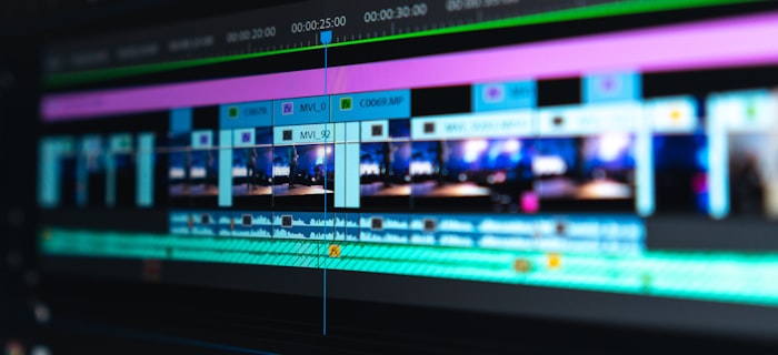 professional film camera on set